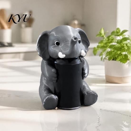 Can Protectors for Soda Dinosaur Hippo Frog Elephant Protector Lid, 3D Printed Cute Animal Beverage Sealers Drinks Cover, Dust Proof Carbonation