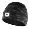 Camo Hat With Led Flashlight, Double Layer - T N81-632