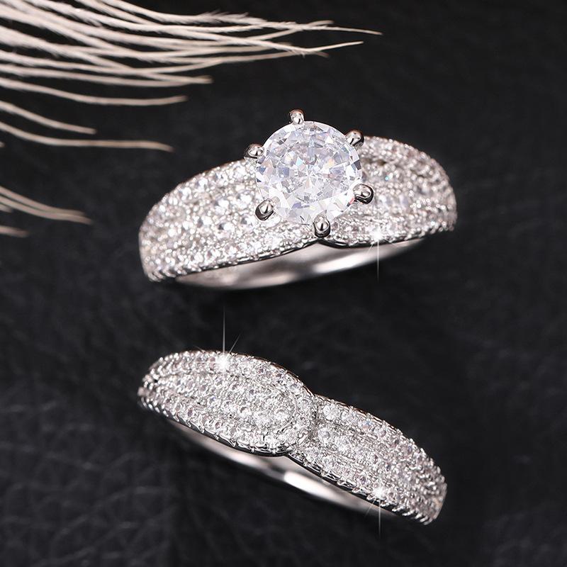 Flash Diamond Engagement Ring, Women'S Ring, Fashion Light Luxury Jewelry