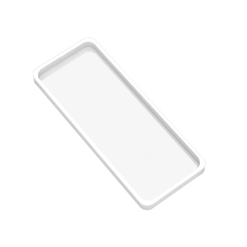 Diy Crystal Epoxy Hole Shelf Mould Mirror Desktop Screen Partition Bracket Mold for Item Cosmetic Jewelry Storage