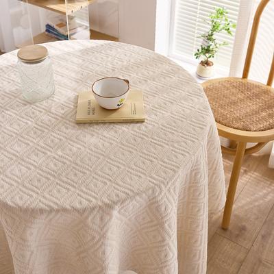 Light Luxury, High-End Simple Three-Dimensional Jacquard Dyed Woven Tablecloth, Atmosphere Dining Table, Coffee Table, Thick Tablecloth