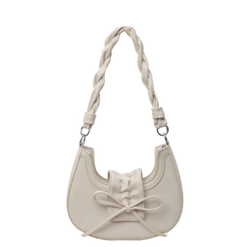 Sewing Thread Ladies Crossbody Bags Casual  New Shoulder Bags for Women Zipper Pu