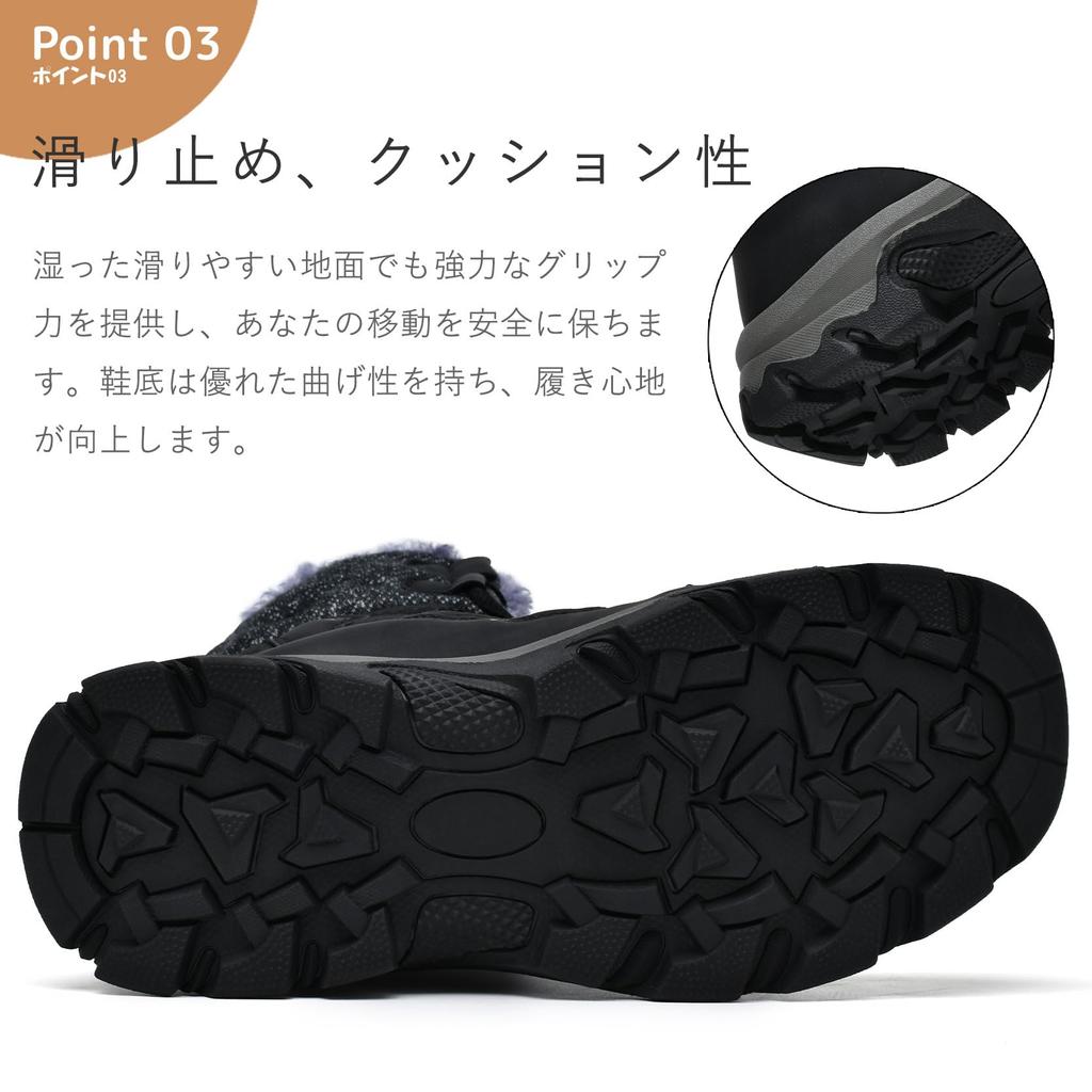BTNTN Snow Snowshoes for Men and Cold Winter Cold Weather Boots with Fleece Size Size Boots, Women, Waterproof, Weather, Non-Slip, Shoes, Lining,