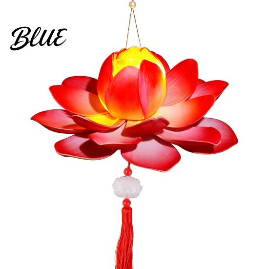Outdoor Celebration Lighting DIY Lotus Lantern Craft Kit Handmade Flower Paper with LED Party Supplies for Celebrations Light Vintage Decorative