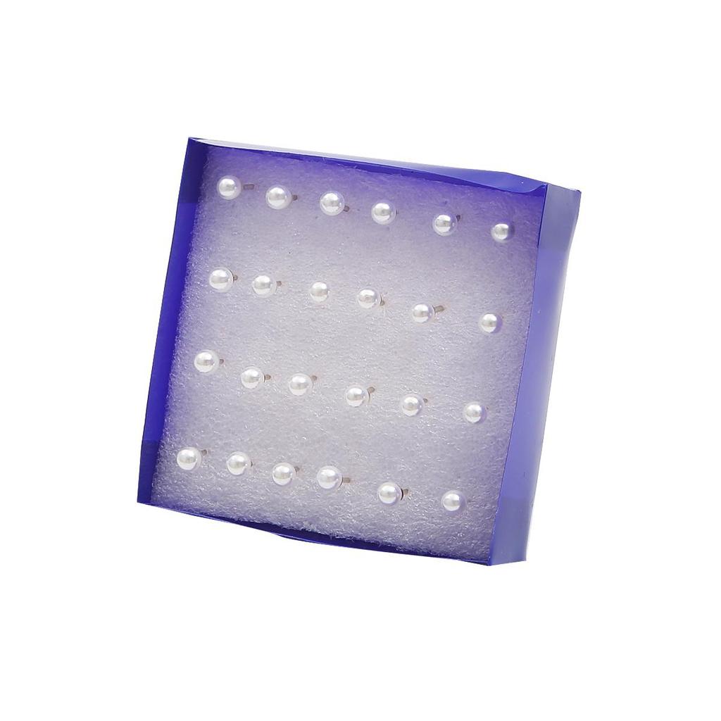 12Pairs Nachahmung Perle Ohrring Stud Ohrring Set Für Frauen Kind Mit Box Ohrringe Schmuck