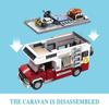 Non-Toxic Moc Technical Camper-Van Building Blocks Building Led Lighting Model Brick For Teenagers And Adults Christmas/Birthdays Diy Gift