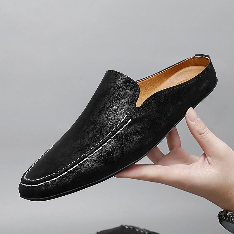 Half Loafers Slides Breathable Mules for