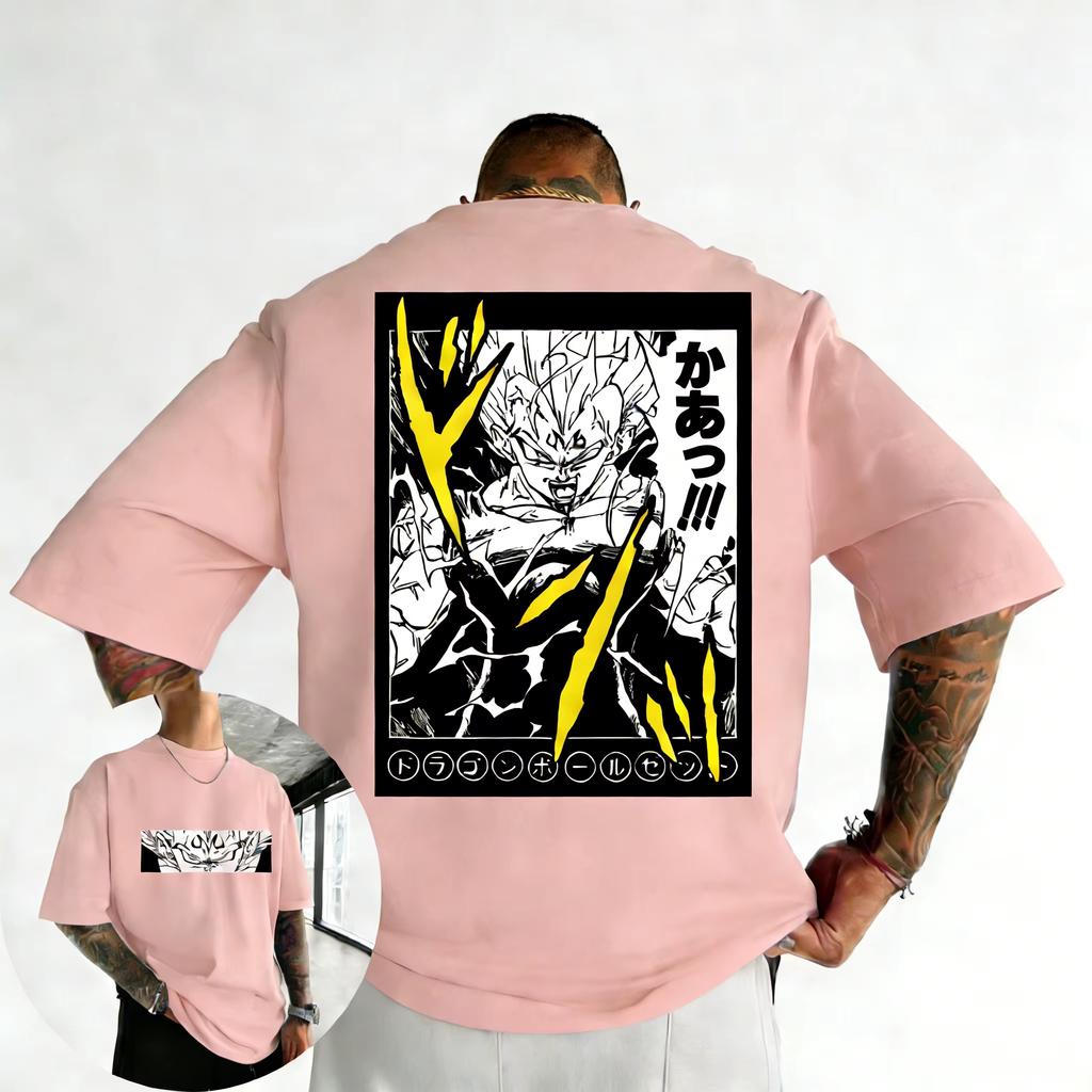 Summer Hot Sale Hot Dragon Ball Anime Cotton T-shirt Men Women Hip Hop Streetwear Top Y2K Gothic Cotton Oversized T-shirts
