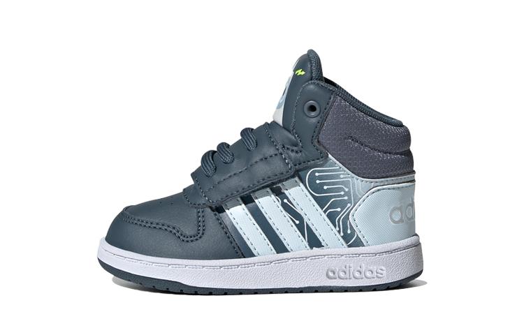 

Adidas Neo Hoops Mid 2.0 I TD Mid top Skateboard Shoes Blue White Infant And Toddler FW4925 23