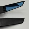 Stealth Mirrors for Kawasaki Ninja ZX-6R ZX6R ZX636 2019-2025 Accessories, Winglet Mirrors Made of CNC Aluminum#Angle Adjustable#wind Wing Rearview