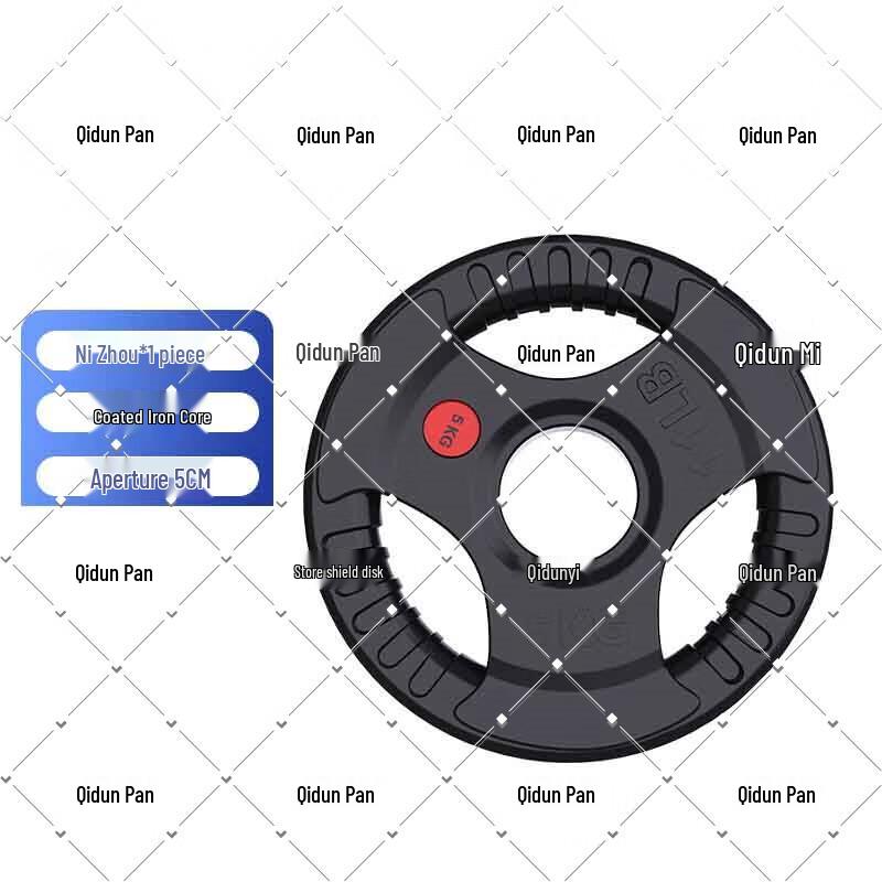 Qidun Coated Cast Iron Barbell Plate
