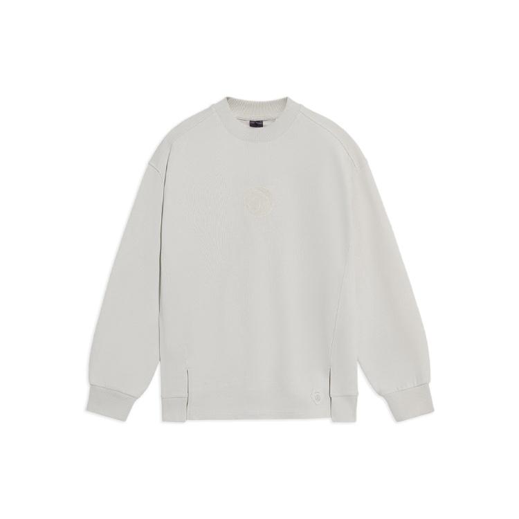 Li-Ning x Dragon Crossover Series Loose Round Neck Pullover White Unisex AWDS301-1 S