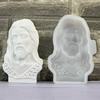 Artistic Holy Father Bust Statue Silicone Casting Mold Cement Gypsum Sculpture DIY Project Supplies Religious Mould