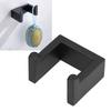 Polished Finish Towel Hook Black Robe Hook Durable Towel Bar  Bathroom Kitchen Balcony