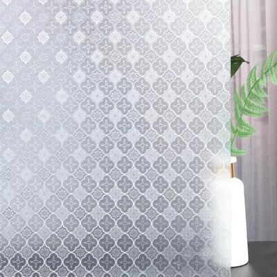 Film d'intimité pour fenêtre Film pour fenêtre en verre dépoli Adhésion statique Blocage UV Adhésifs amovibles Revêtements de fenêtre en vinyle pour la maison