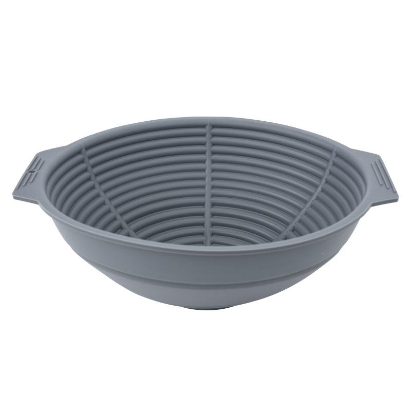 Silicone Bread Fermentation Bowl - High Temp, Food-Grade, Foldable Basket