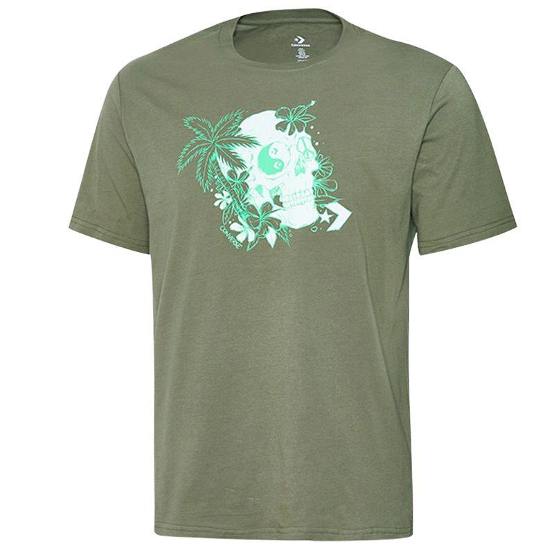 Converse Graphic SS T Shirt Men s Green 10017824-A03 M