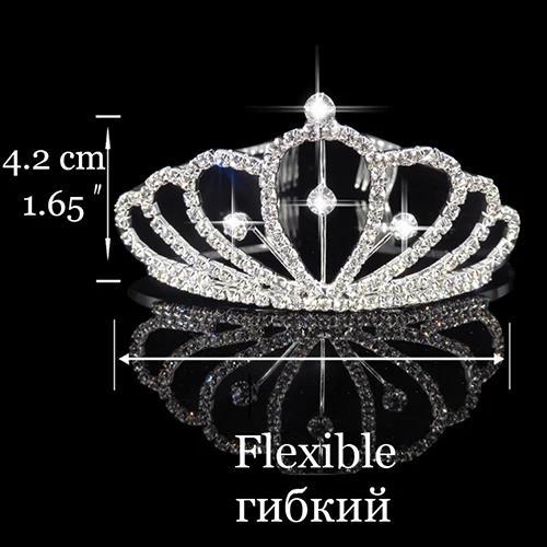 Classic Bride Rhinestone Crown Hair Accessories Headgear Studio Wedding Dress Accessories Direct Sales