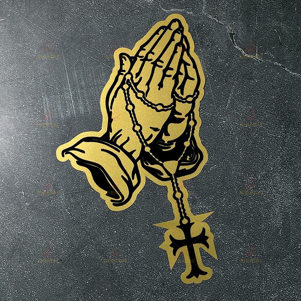 1pc Praying Multiple Colors Motocycle Stickers Waterproof for Fairing Fender Car Windows Body Scooter Universal Vinyl Decals