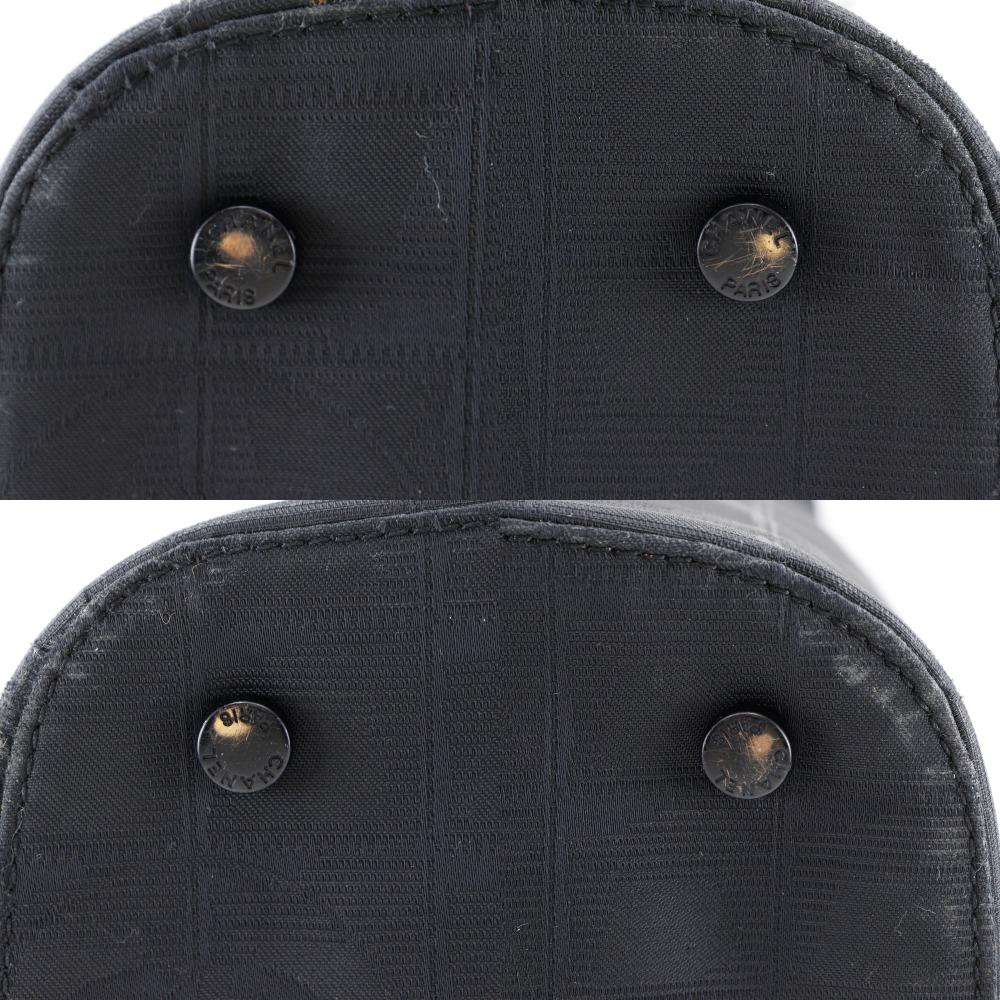 CHANEL New travel line Boston bag A15960 black Nylon canvas Women Used