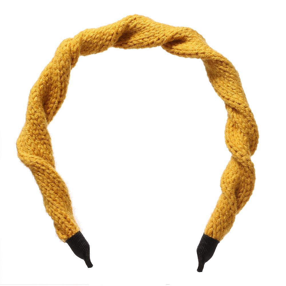 

Ретро простая многоцветная шерстяная вязаная повязка на голову, модная повязка на голову для девочек, осенне-зимняя повязка на голову ярких цветов, вязаный головной убор, аксессуары для волос