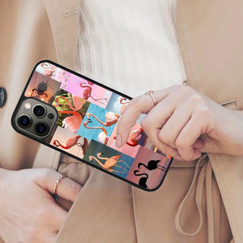 Flamingo Heart Magnetic Phone Case For APPLE iPhone 17 Air 16 14 13 12 Pro Max 15 Plus Wireless Charge With MagSafe Cover