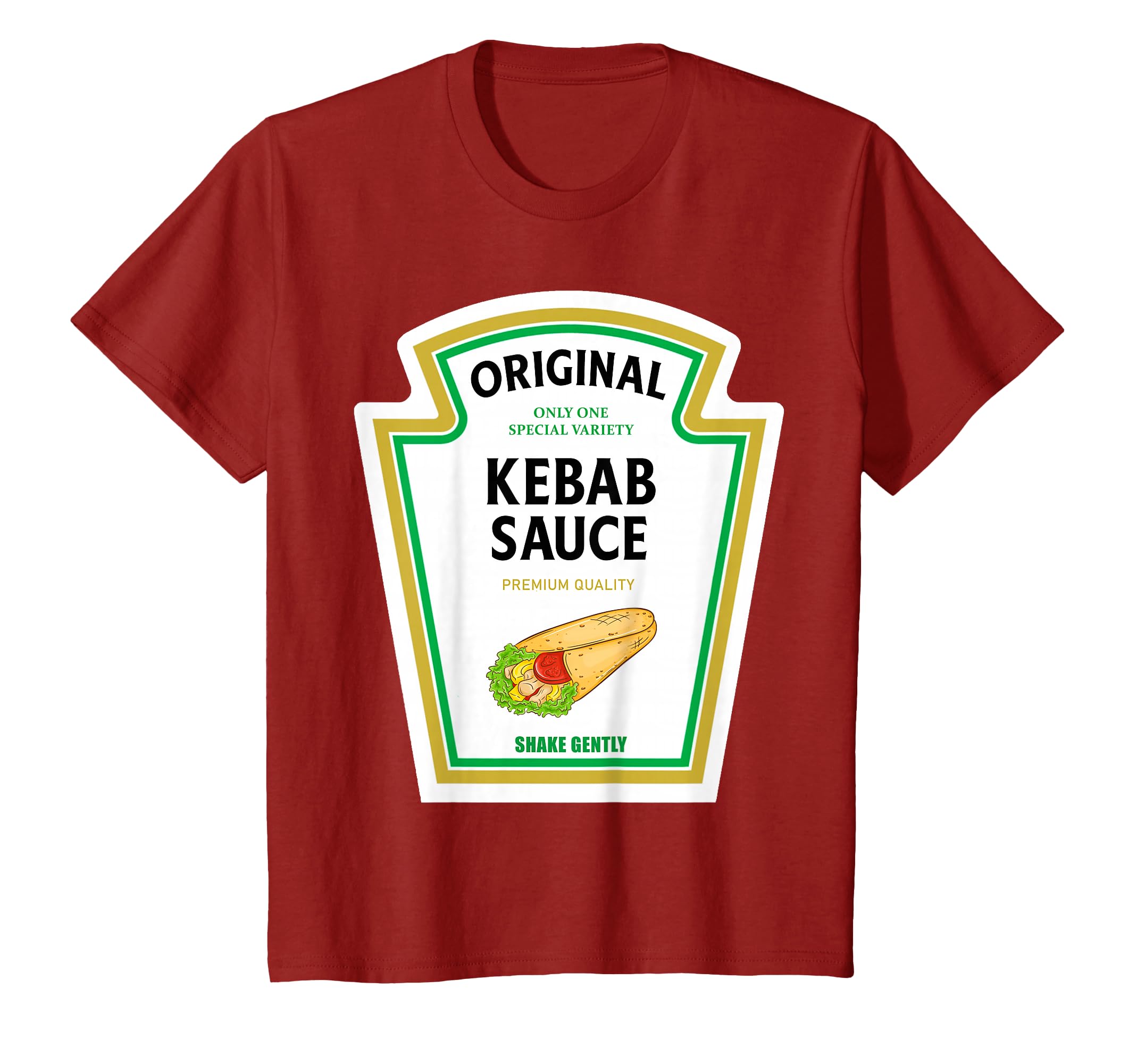 Kebab Sauce 2024 Ketchup Mustard Halloween Matching Couple T-Shirts