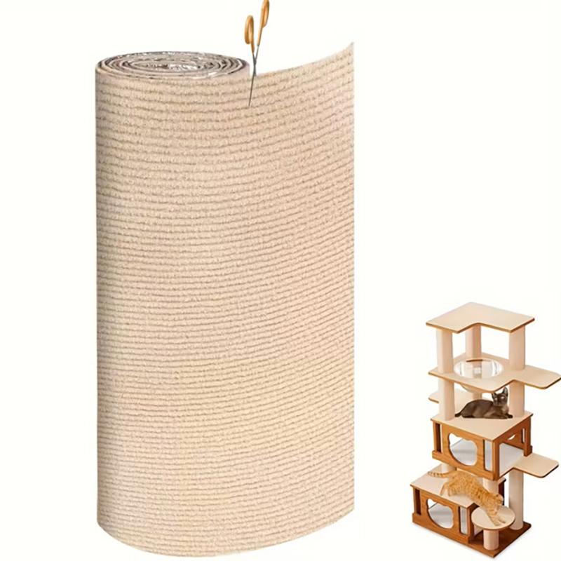 Tapis Autocollant Personnalisable pour Chat 30x100CM - Protège les Meubles & Favorise des Griffes Saines
