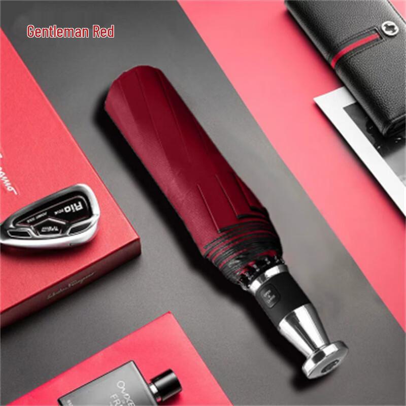 Automatic Triple-Fold 10-Rib Windproof Umbrella