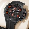 Megir Fashion Sport Quartz Watches for Men Big Dial Watch Chronograph Waterproof Luminous Man Wristwatches Date Clock 8115