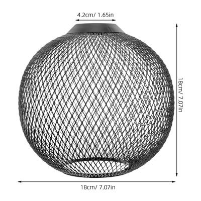 Globe Pendant Light Shade Hollow Out Metal Iron Wire Lampshade Ceiling Lights Cover Decorative Lamp Pendant Light Cover