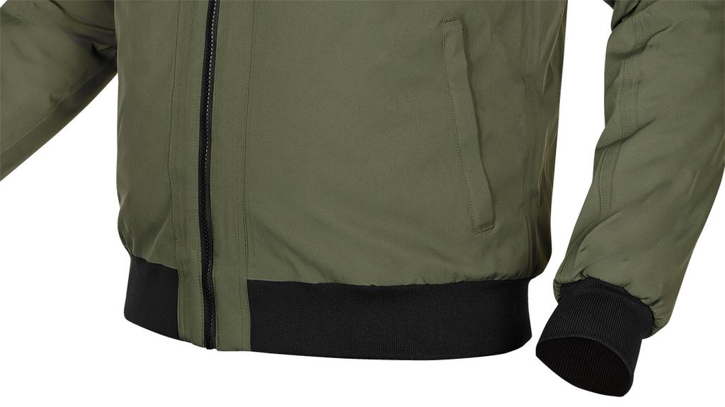 OUTDOOR insulated hooded jacket, green, size L