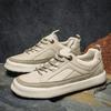 Soft Casual Leather Mens Sneakers New Arrival Man Casual Shoes Sports Walking Shoes Outdoors Skateboard Footwear Tenis Masculino