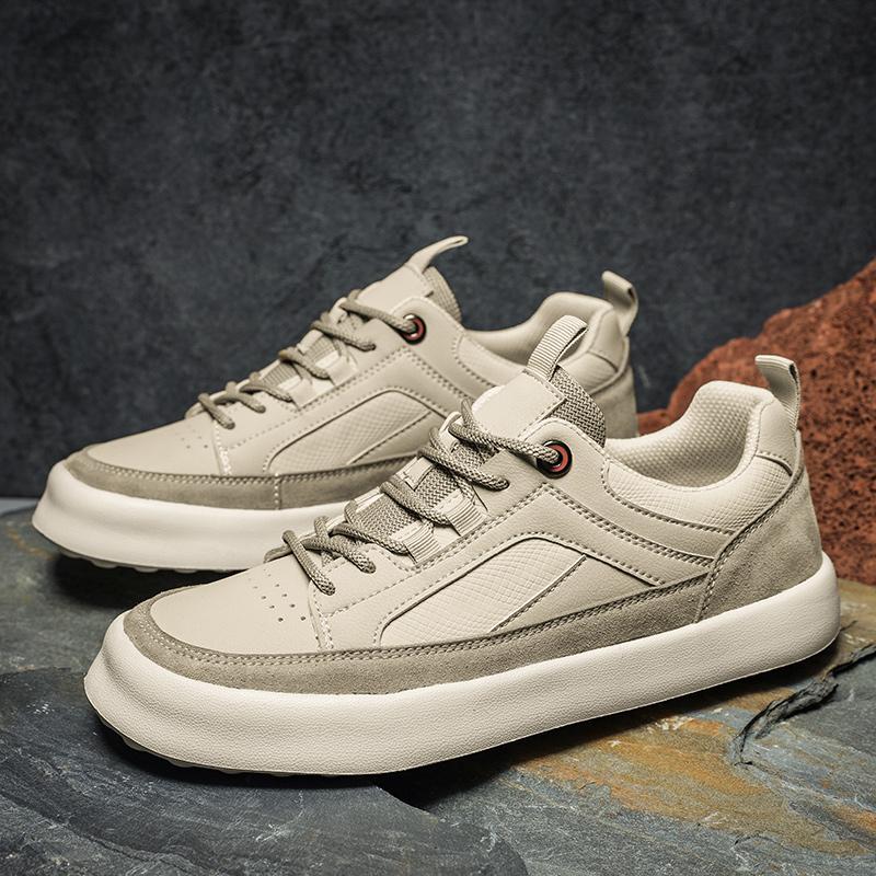 Fashion Soft Casual Leather Mens Sneakers New Arrival Man Casual Shoes Sports Walking Shoes Outdoors Skateboard Footwear Tenis Masculino