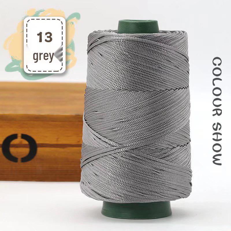 Lightweight Mercerized Cotton & Linen Thread for Hats, Shoes, Bags, Cushions. Perfect for Handmade Crafts with Upgraded Silk Line.