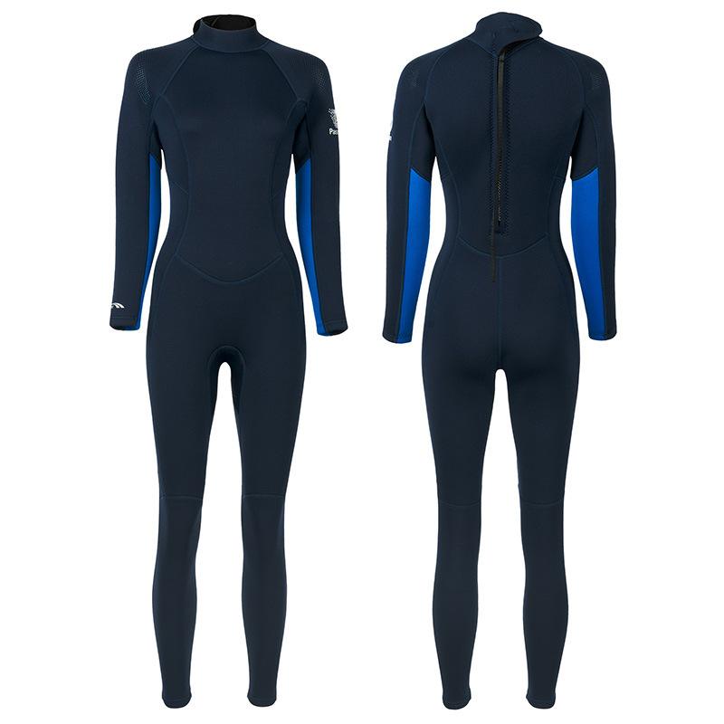 

Women s 3MM Wetsuit Full Body Long Sleeve Anti-cold Anti-wear for Winter Swimming Snorkeling Surfing XS（old）