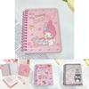 Kuromi A6 Date Book Notebook Sanrio Office Notepad With Spiral Bound Ruled Lined Paper