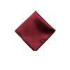 Men's British Style Solid Pocket Square & Lapel Flower for Formal Events