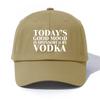 1pc VODKA Print Baseball Cap for AdultsMinimalist Retro Style Casual Soft Adjustable Dad HatPerfect As Gift