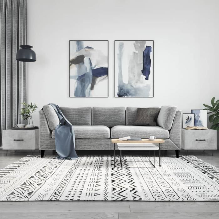 VidaXL Coffee Tables 2 Pcs Concrete Grey 50x50x40 Cm Engineered Wood 829389
