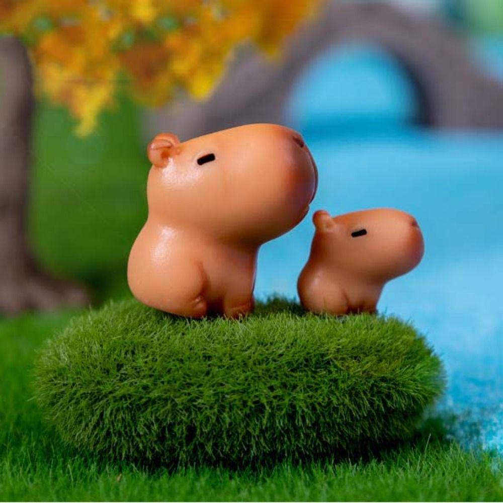 Giocattoli Figure Capibara Bambola Capibara Simulazione Animali Anime Kawaii Figure Bambole Per Decorazione Stanza Regalo Compleanno Bambini