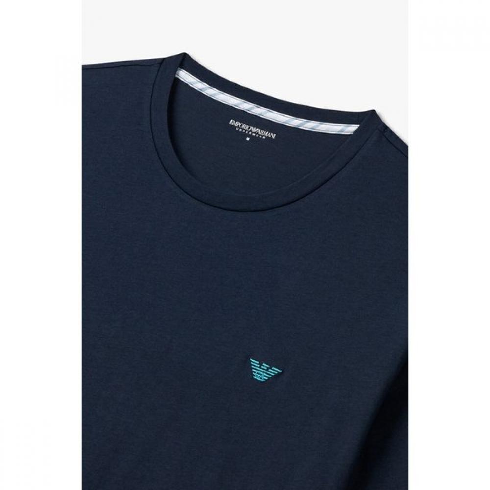 Emporio Armani Men S Lounge T ShirT   ShorTS Mini Eagle Logo  0815134018 0815131018 