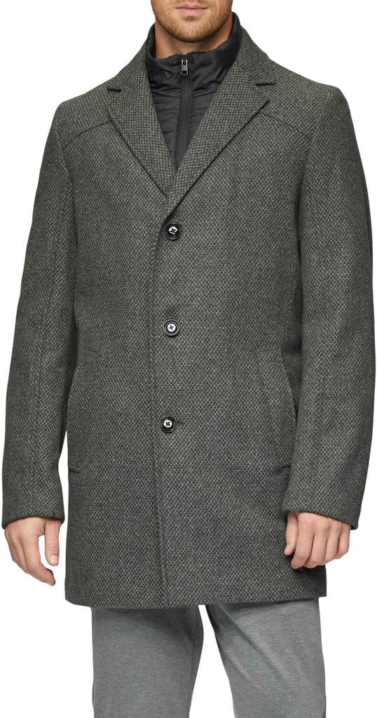 Пальто s.Oliver для улицы серое черное 95P1