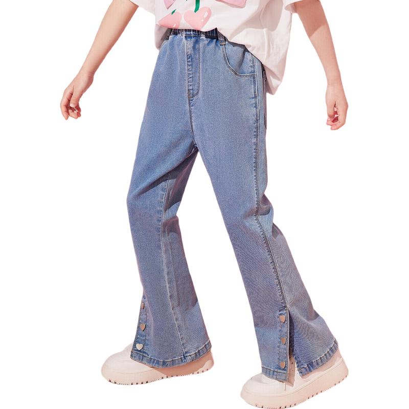 

Джинсовые брюки с широкими штанинами для девочек ASK JUNIOR 150