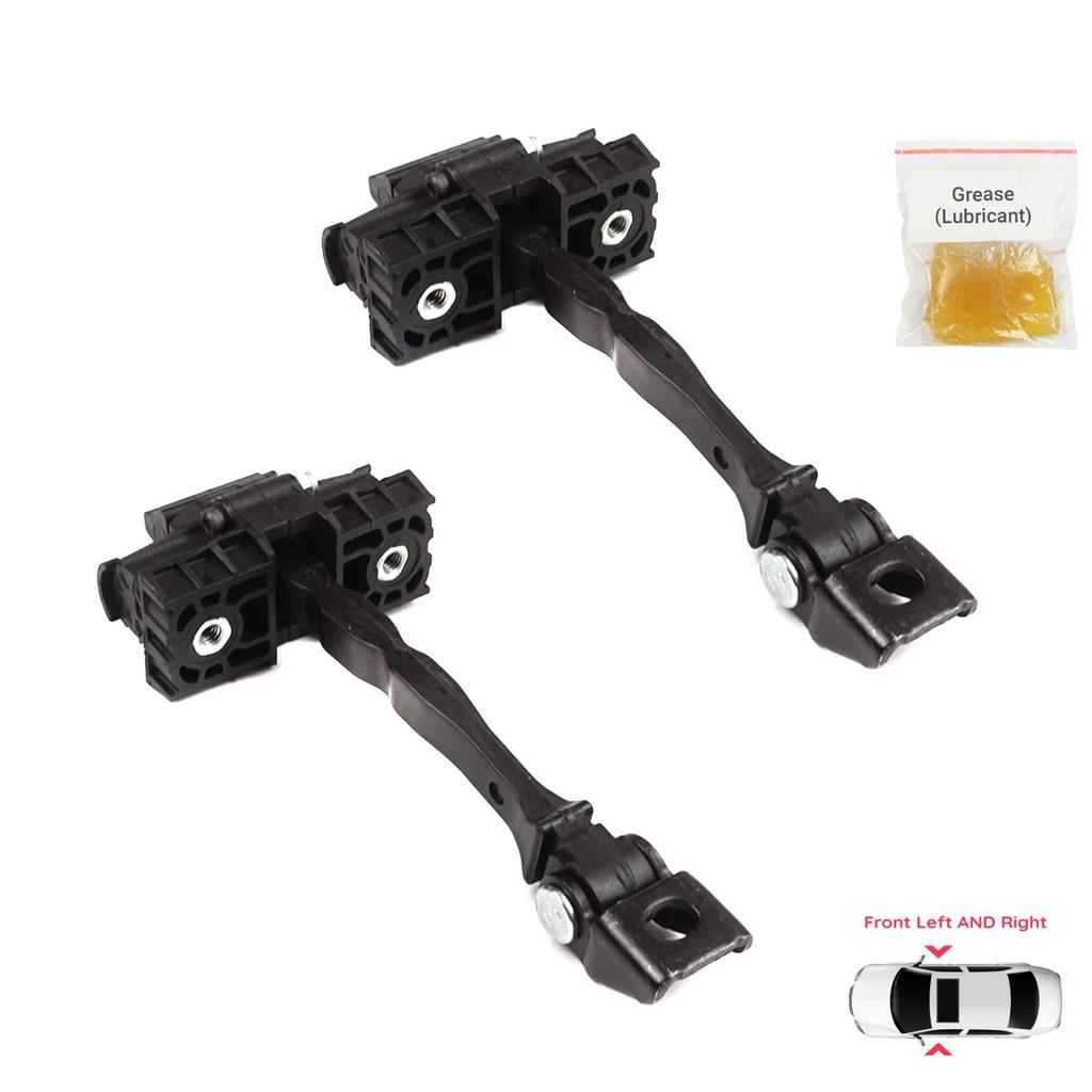 BDP1343-1 2 Pieces Front Door Hinge Brake Stop Check Strap Limiter for VW Polo MK5 6R 6C 60 61 2009-2022 4/5 Door MK4 9A 9N Sedan 6R4837249