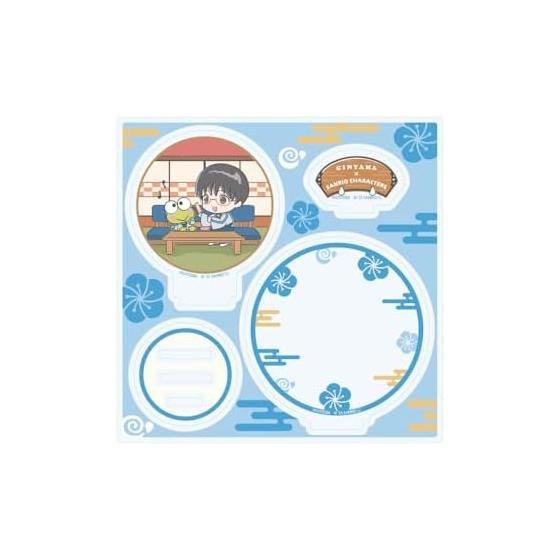 Gintama Sanrio Characters 02 Shinpachi Shimura Kerokero Keropi Acrylic Stand Plate