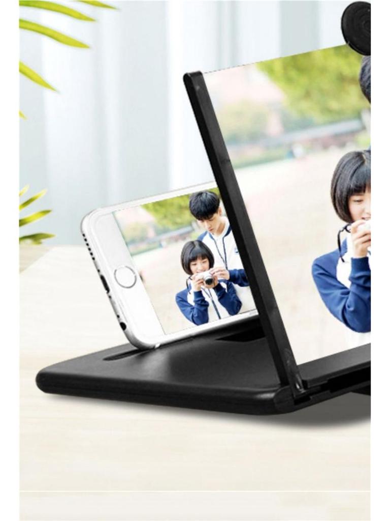 3D Blue Light Filter Mobile Amplifier with Pull-Out Stand for Eye Protection