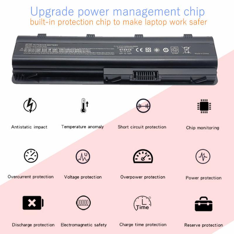 Nieuwe laptopbatterij voor HP/Compaq DM4 DM4T MU06 HSTNN-UBOW G32 G42 G42t G56 G62 G72 g4 g6 g7 CQ32 CQ42 CQ56 CQ62 CQ72 CQ57 CQ58