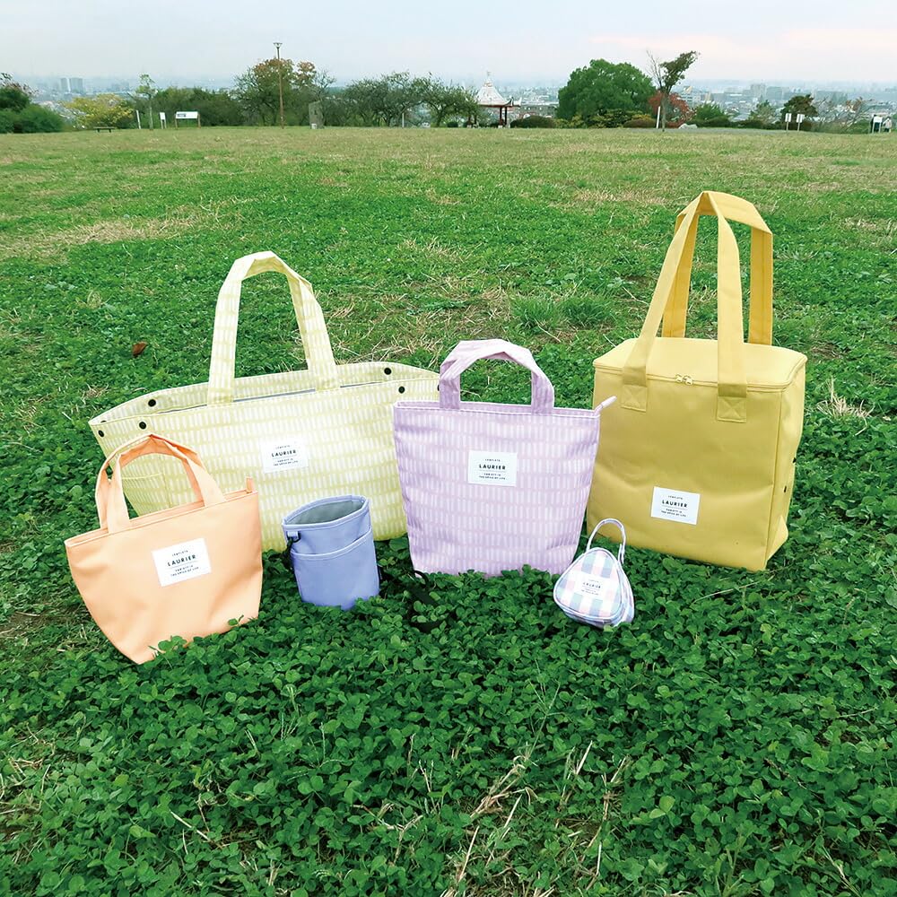 LAURIER Lunch Bag L, Large, Insulated, Wide Gusset, Cooler Bag, Lunch Tote