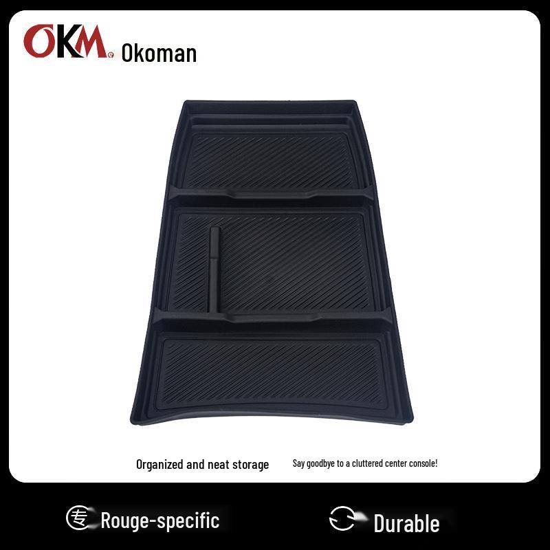 TPE Divider Storage Box/Mat for 2021-2024 Nissan Rogue - Modifies Lower Center Console.